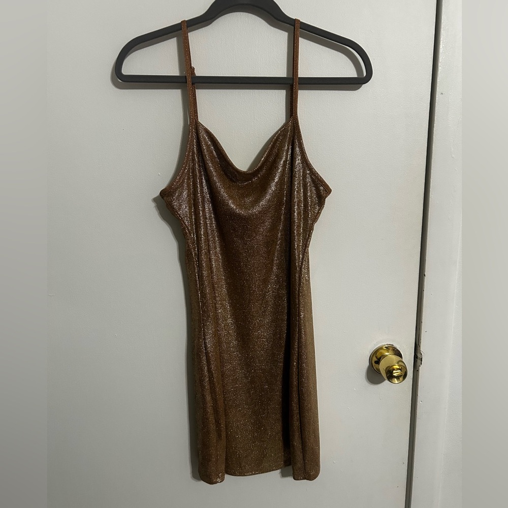 Shimmering gold Dress